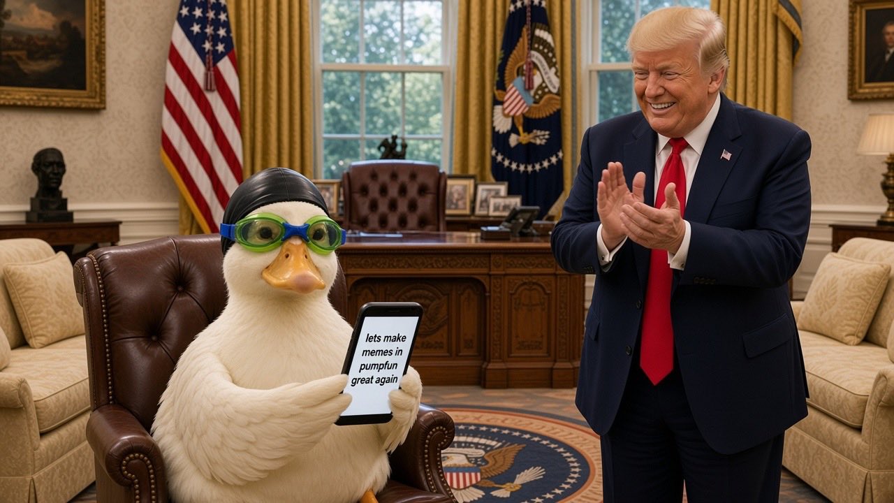 Nasduck in the Oval Office